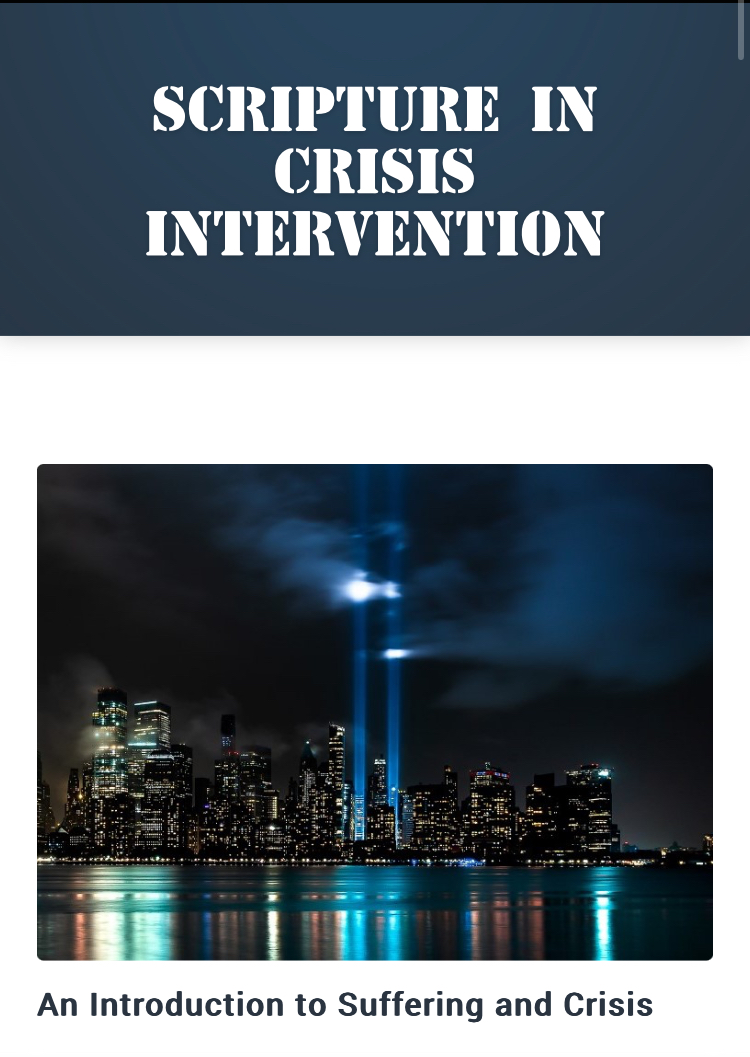 Crisis Scripture Guide.pdf Scripture in Crisis Intervention – Good&Well